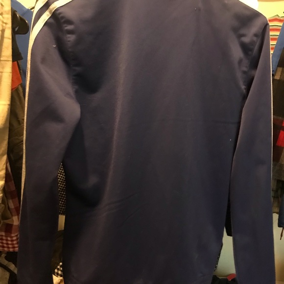Blue adidas jacket gently used good condition - Picture 2 of 2